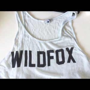 *Wildfox* Baby Blue Swim cover up (Size Small)